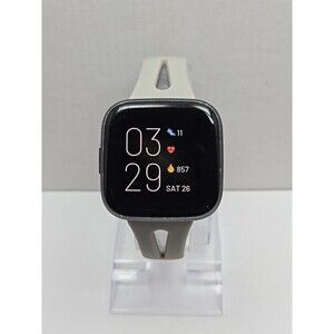 Fitbit Versa 2 Smartwatch Gray 40mm Alexa WR50M Always On Display Works